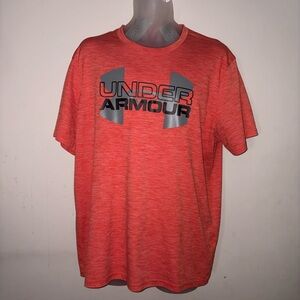 Under Armour Men's Heathered Orange Tee